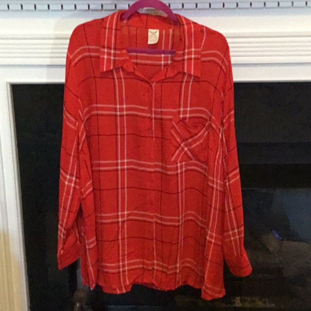Faded Glory Rayon long sleeve Blouse